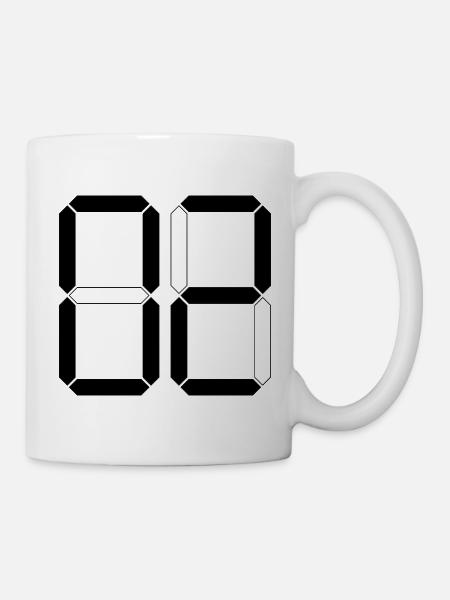 NUMBER 02 Zero Two Birthday Gift Digital - Mug - white