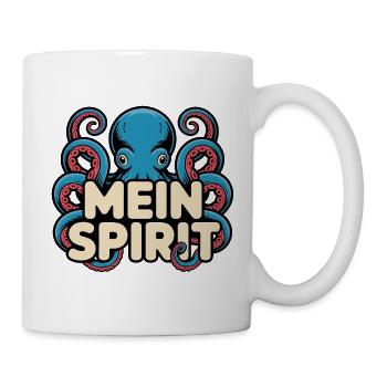 Mein Spirit Kraken Oktopus Illustration - Tasse - Weiß - Rechts