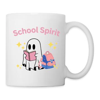 School Spirit Ghost Teacher Halloween - Mug blanc - blanc - Droite
