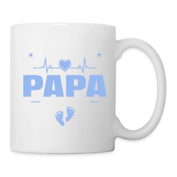 Ich werde Papa 2027 - Schwangerschaft Verkündung - Tasse - Weiß - Rechts
