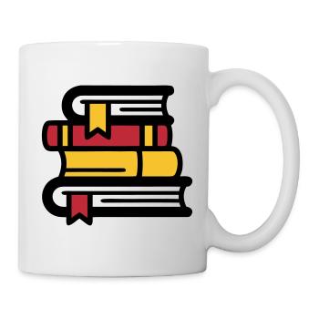 Lecture BookTok Colorée - Mug blanc - blanc - Droite