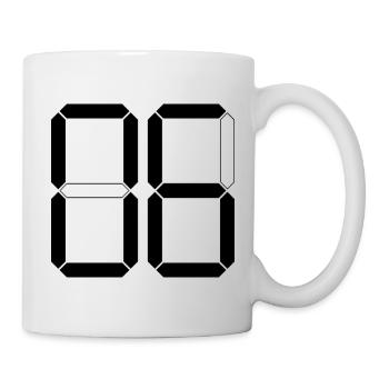 NUMÉRO 06 Cadeau d’anniversaire numérique de Zéro Six - Mug blanc - blanc - Droite