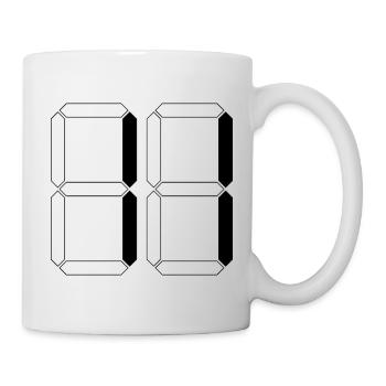 NUMMER 11 Elf Geburtstag Geschenk Digital - Tasse - Weiß - Rechts