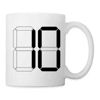 NUMÉRO 10 Dix Cadeau d’anniversaire numérique - Mug blanc - blanc - Droite