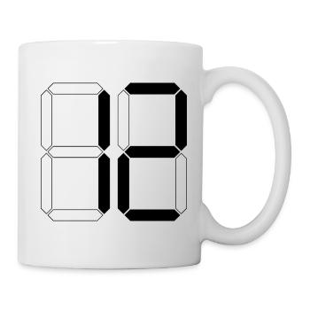 NUMÉRO 12 Douze Cadeaux d’anniversaire numériques - Mug blanc - blanc - Droite