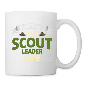 Rockin Le Chef Scout Vie Pfadfinderleiter - Mug blanc - blanc - Droite
