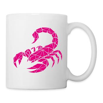Skorpion – Kraft & Geheimnis - Tasse - Weiß - Rechts