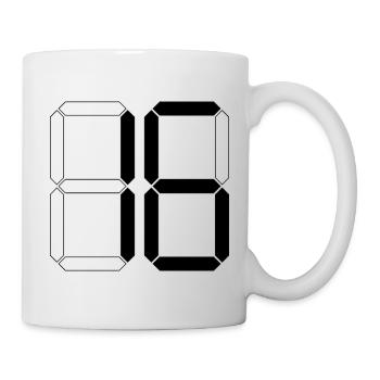 NUMMER 16 Sechzehn Geburtstag Geschenk Digital - Tasse - Weiß - Rechts