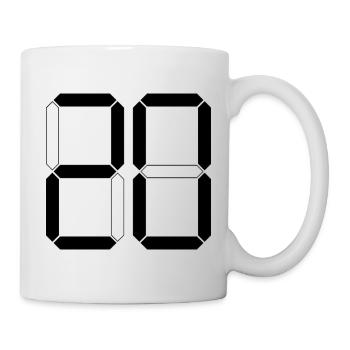 NUMÉRO 20 Vingt Cadeaux d’anniversaire numériques - Mug blanc - blanc - Droite