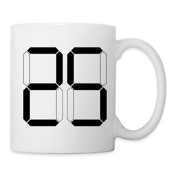 NUMÉRO 25 Vingt-cinq Cadeaux Numériques - Mug blanc - blanc - Droite
