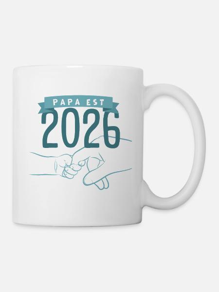 papa2026 - Tasse - Weiß