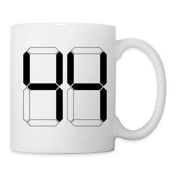 NUMÉRO 44 Quarante-quatre Cadeaux Numériques - Mug blanc - blanc - Droite