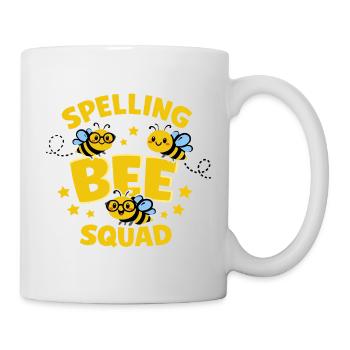 Spelling Bee Squad Humor School Bee - Mug - white - Right