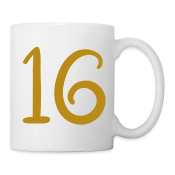 16 - Tasse - Weiß - Rechts