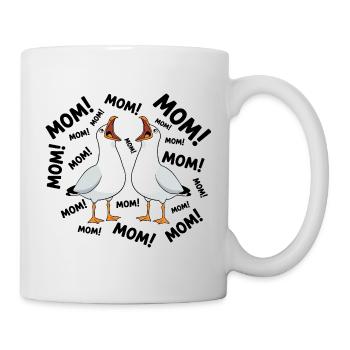 Mom Seagull Funny Mama Seagulls Mother's Day Humor - Mug - white - Right