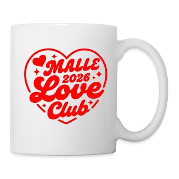 Malle 2026 Malle Love Club Malle lieben wir - Tasse - Weiß - Rechts