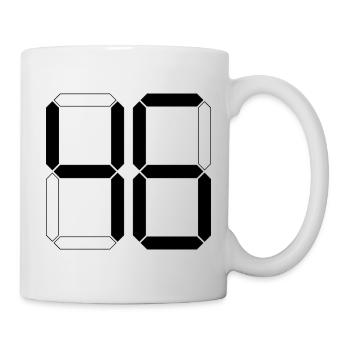 NUMÉRO 46 Quarante-six Cadeaux Numériques - Mug blanc - blanc - Droite