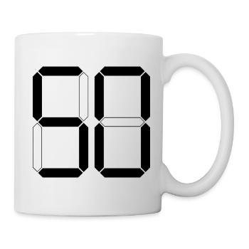 NUMÉRO 50 Cinquante Cadeaux d’anniversaire numériques - Mug blanc - blanc - Droite