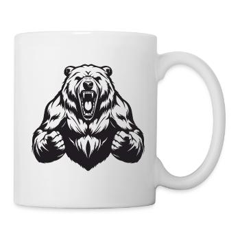 Grizzly Bear Muscles - Mug - white - Right