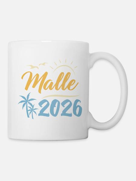 Malle 2026 - Tasse - Weiß