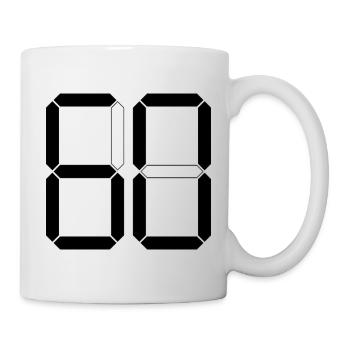 NUMÉRO 60 Numéro Cadeau Digital - Mug blanc - blanc - Droite