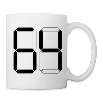 NUMÉRO 64 Soixante-quatre Cadeaux Numériques - Mug blanc - blanc - Droite
