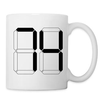 NUMÉRO 74 Soixante-quatorze Cadeaux Numérique - Mug blanc - blanc - Droite
