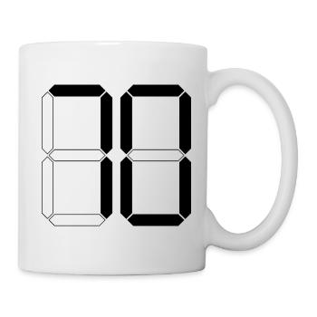 NUMBER 70 Seventy Gift Digital - Mug - white - Right