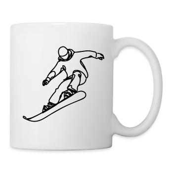 Snowboarders - Mug - white - Right