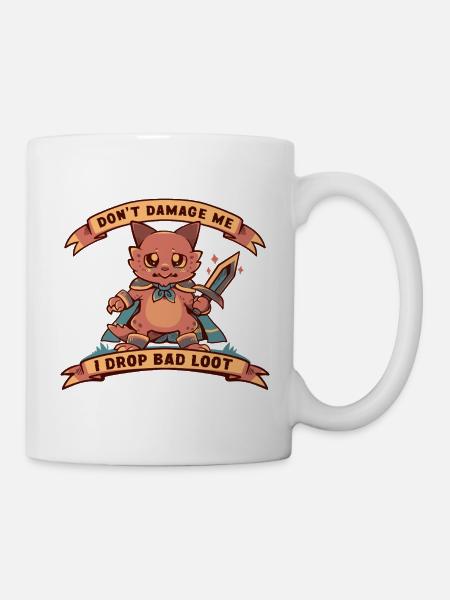 Ich lasse schlechte Beute fallen - Tasse - Weiß