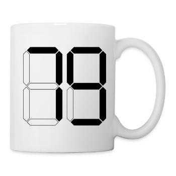 NUMÉRO 79 Soixante-dix-neuf Cadeau Digital - Mug blanc - blanc - Droite