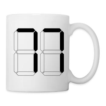 NUMÉRO 77 Soixante-dix-sept Cadeaux Numérique - Mug blanc - blanc - Droite