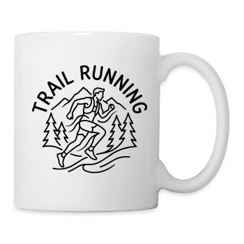 trail running - Mug - white - Right