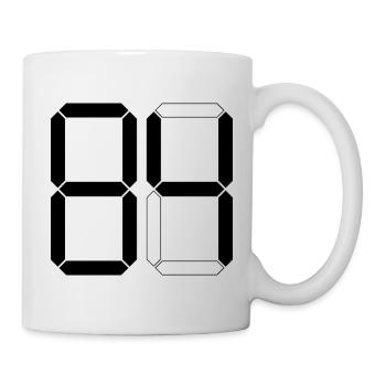 NUMBER 84 Eighty-Four Gift Digital - Mug - white - Right