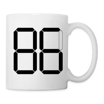 NUMBER 86 Eighty-Six Gift Digital - Mug - white - Right