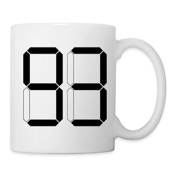 NUMBER 93 Ninety-Three Gift Digital - Mug - white - Right