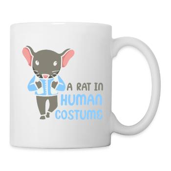 Rat, house rat, rat owner, rat lover - Mug - white - Right