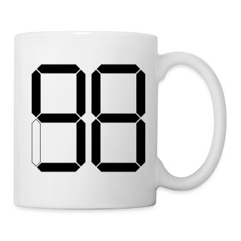 NUMBER 98 Ninety-Eight Gift Digital - Mug - white - Right