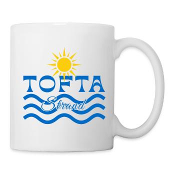Tofta Strand-Sonne und Wellen - Tasse - Weiß - Rechts