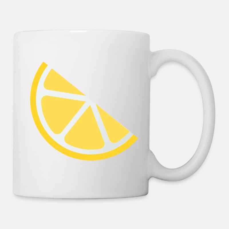 Lemon Slice Vintage Graphic - Mug - white