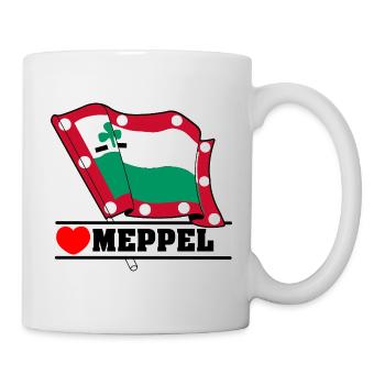 J’adore Meppel – Édition Meppeldag - Mug blanc - blanc - Droite