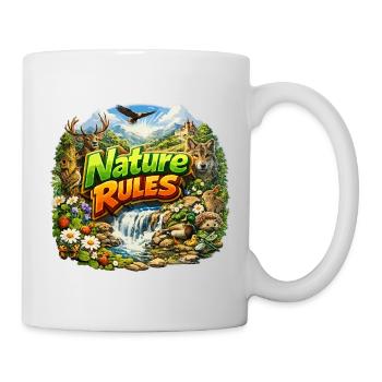 Nature Rules Aventure Faunique - Mug blanc - blanc - Droite
