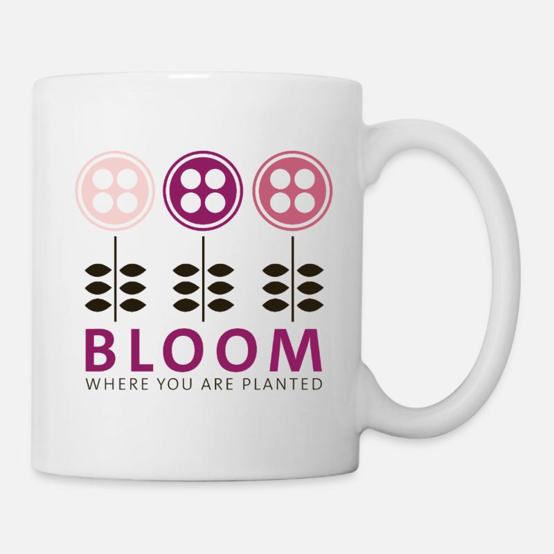 Bloom - Tasse - Weiß