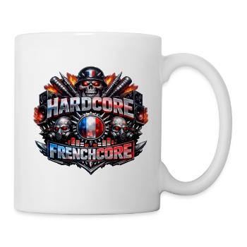 Emblème du hardcore Frenchcore - Mug blanc - blanc - Droite