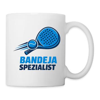 Bandeja Spezialist Padel Motiv - Tasse - Weiß - Rechts