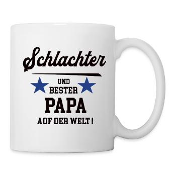 Butcher Best Dad Father's Day Birthday - Mug - white - Right