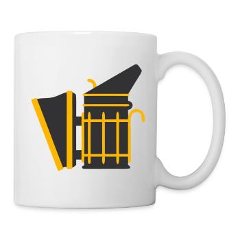  Imker Smoker Rauchgerät Bienenzucht Imkerei - Tasse - Weiß - Rechts