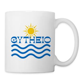 Gytheio Sonne und Wellen - Tasse - Weiß - Rechts