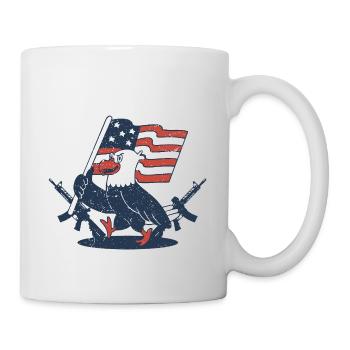 Veterans Day Für Republikaner - Tasse - Weiß - Rechts