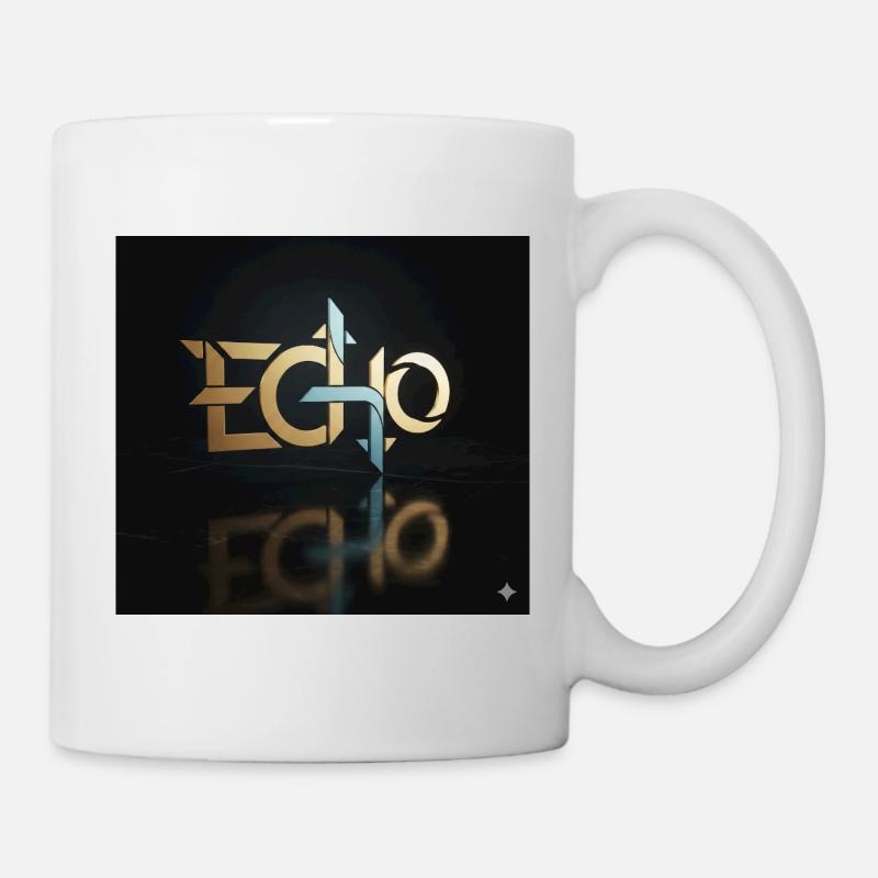 Jeu de lumière Echo Geometry - Mug blanc - blanc